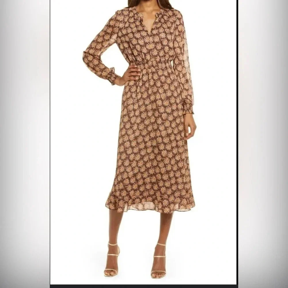 Charles Henry floral dress